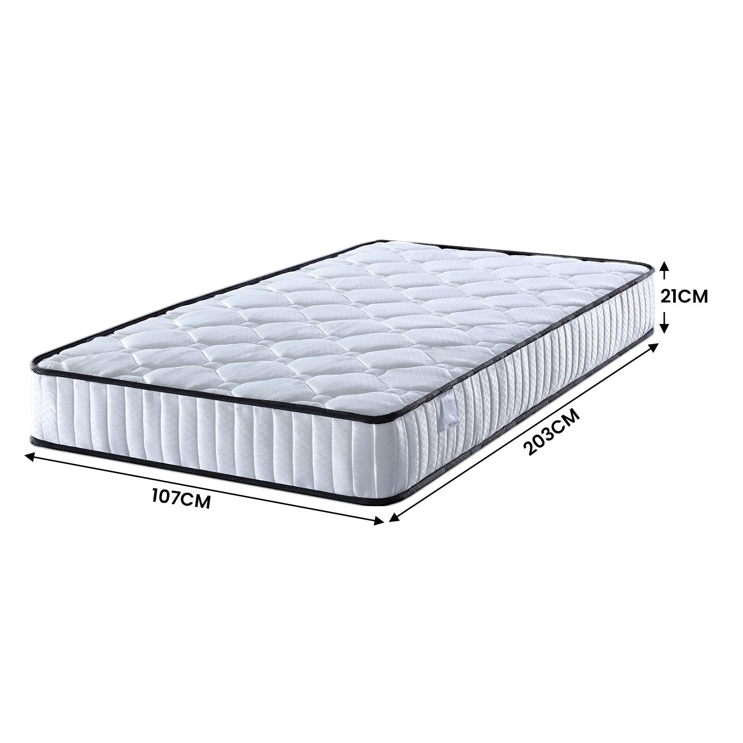 21cm Hypo-Allergenic King Single Mattress, Pocket Springs