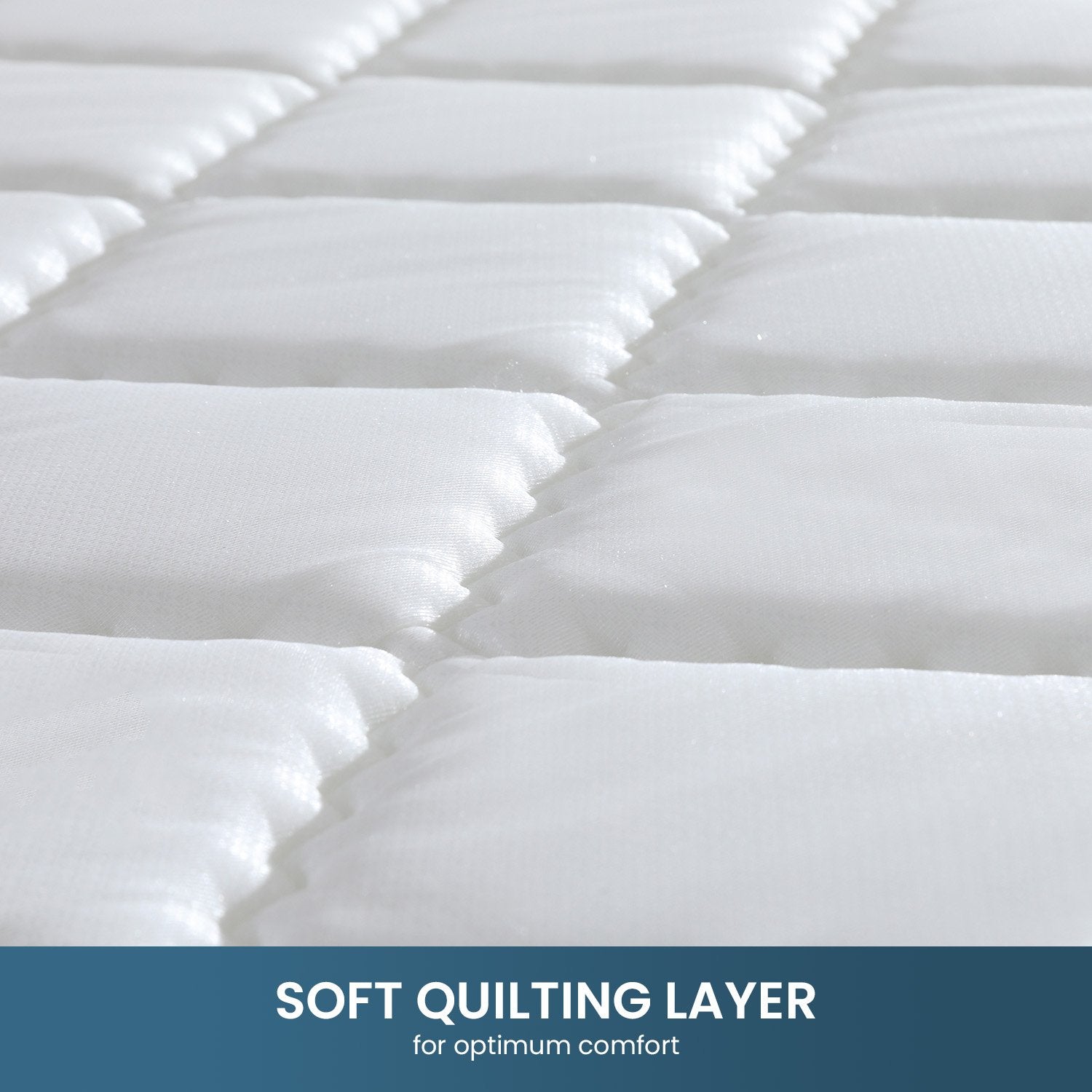 High Density Foam Queen Mattress, Pillow Top, Pocket Spring - Laura Hill