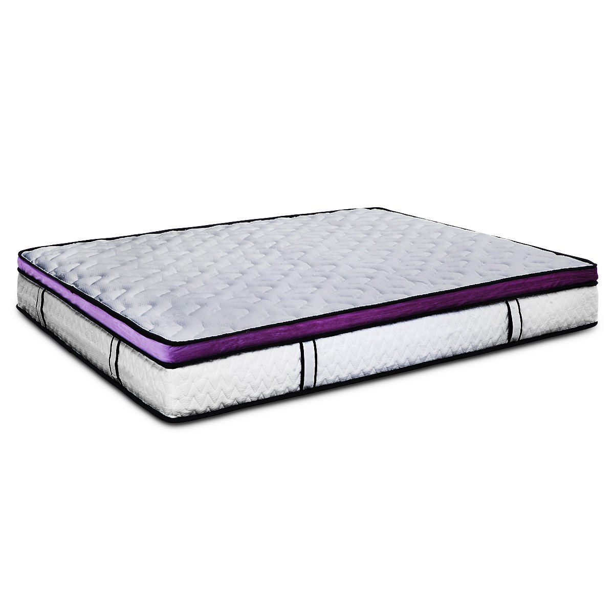 Queen Mattress Euro Top Latex Foam, Pocket Springs, Hypo-Allergenic – Laura Hill