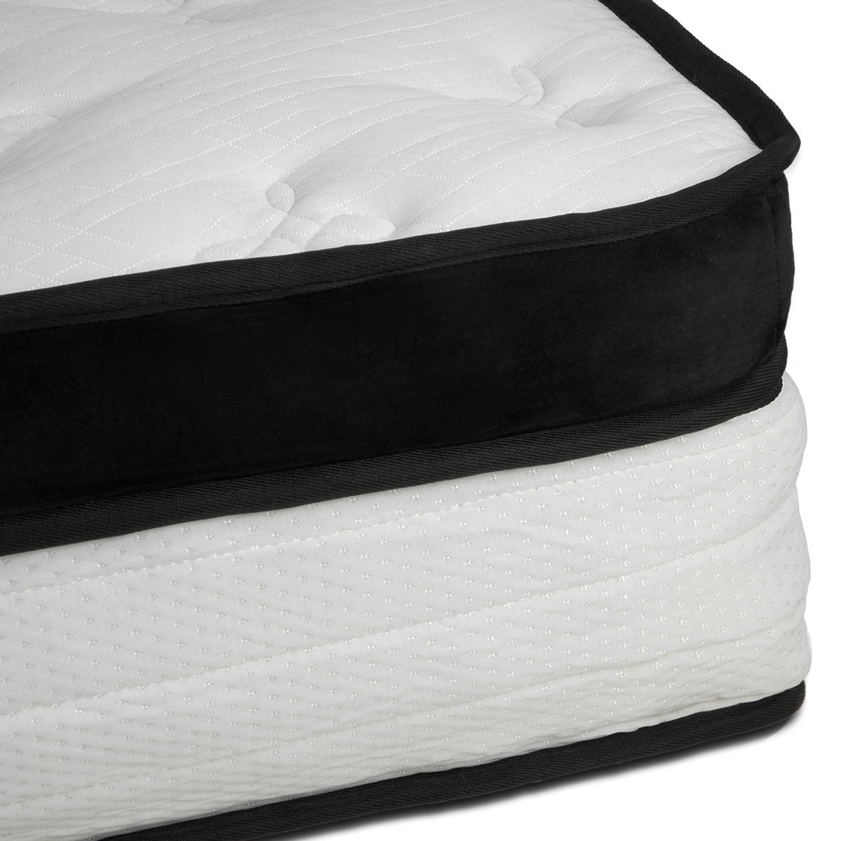 Plush Euro Top Double Mattress, 5 Zone Pocket Spring, 32cm Thickness, Laura Hill