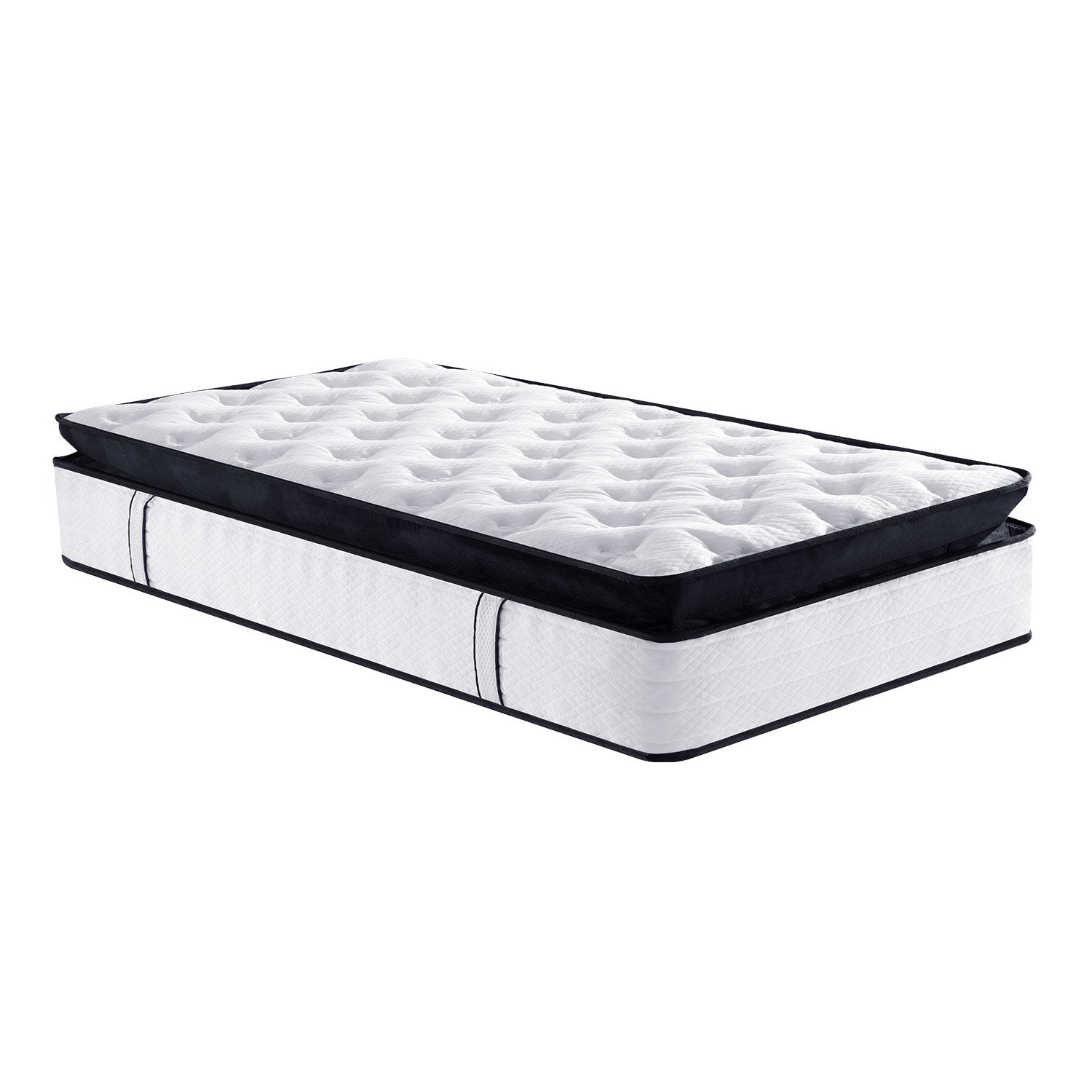 King Mattress 5 Zone Spring Foam Euro Top 32cm - Laura Hill