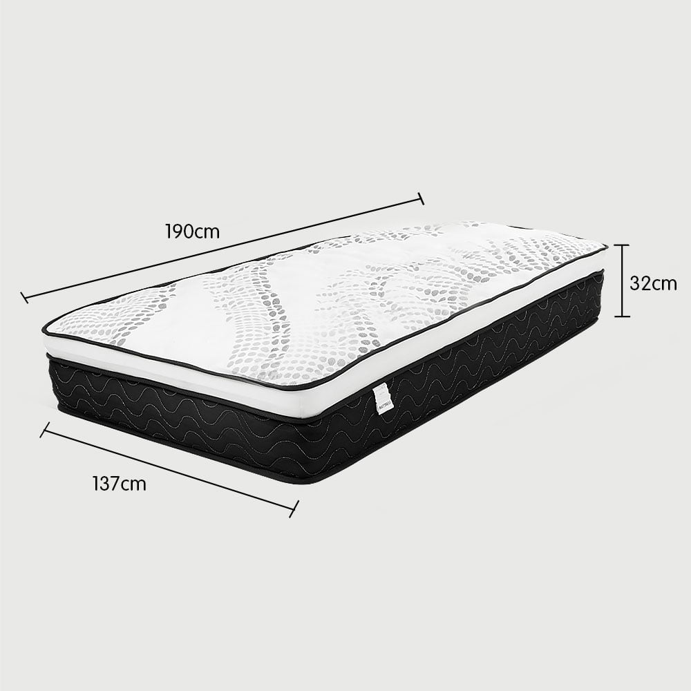 Euro Top 5 Zone Pocket Spring Double Mattress 32cm - Laura Hill