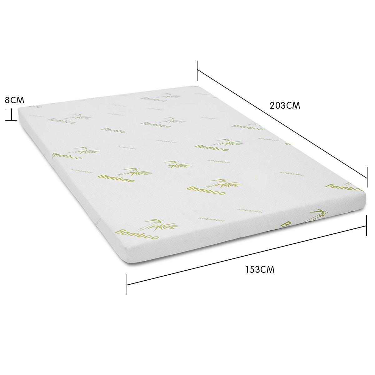 Cooling Gel Memory Foam Mattress Topper, Queen, Laura Hill