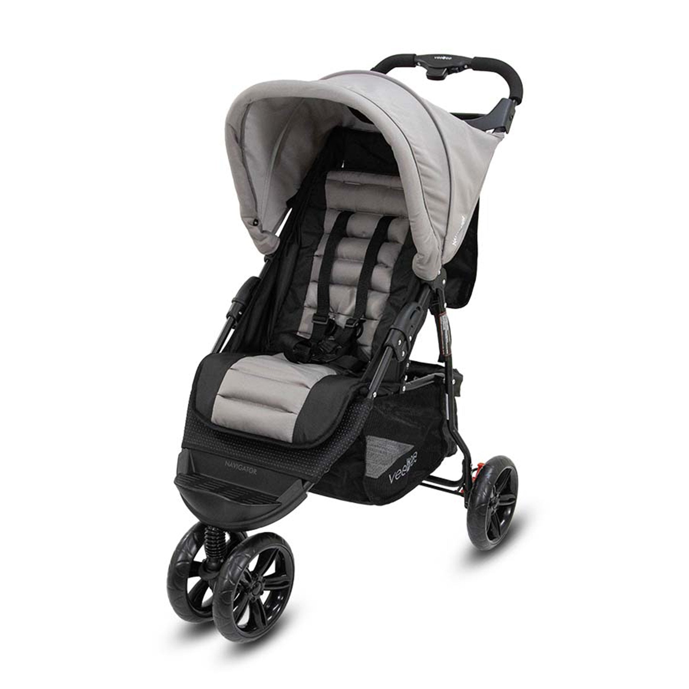 Lightweight 3-Wheel Stroller, UPF 50+ Canopy, Veebee Navigator