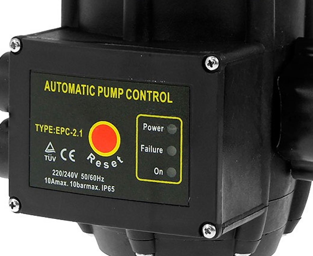 Adjustable 240V Water Pump Controller, IP65, 10A