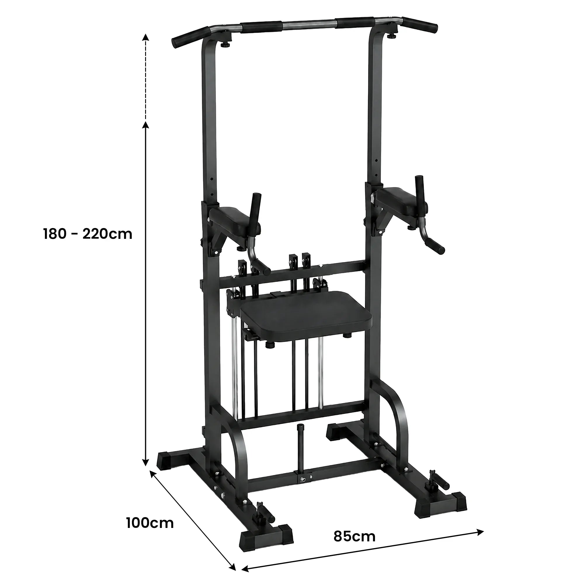 Powertrain Pull-Up & Dip Power Tower Multifunction Strength Training Station