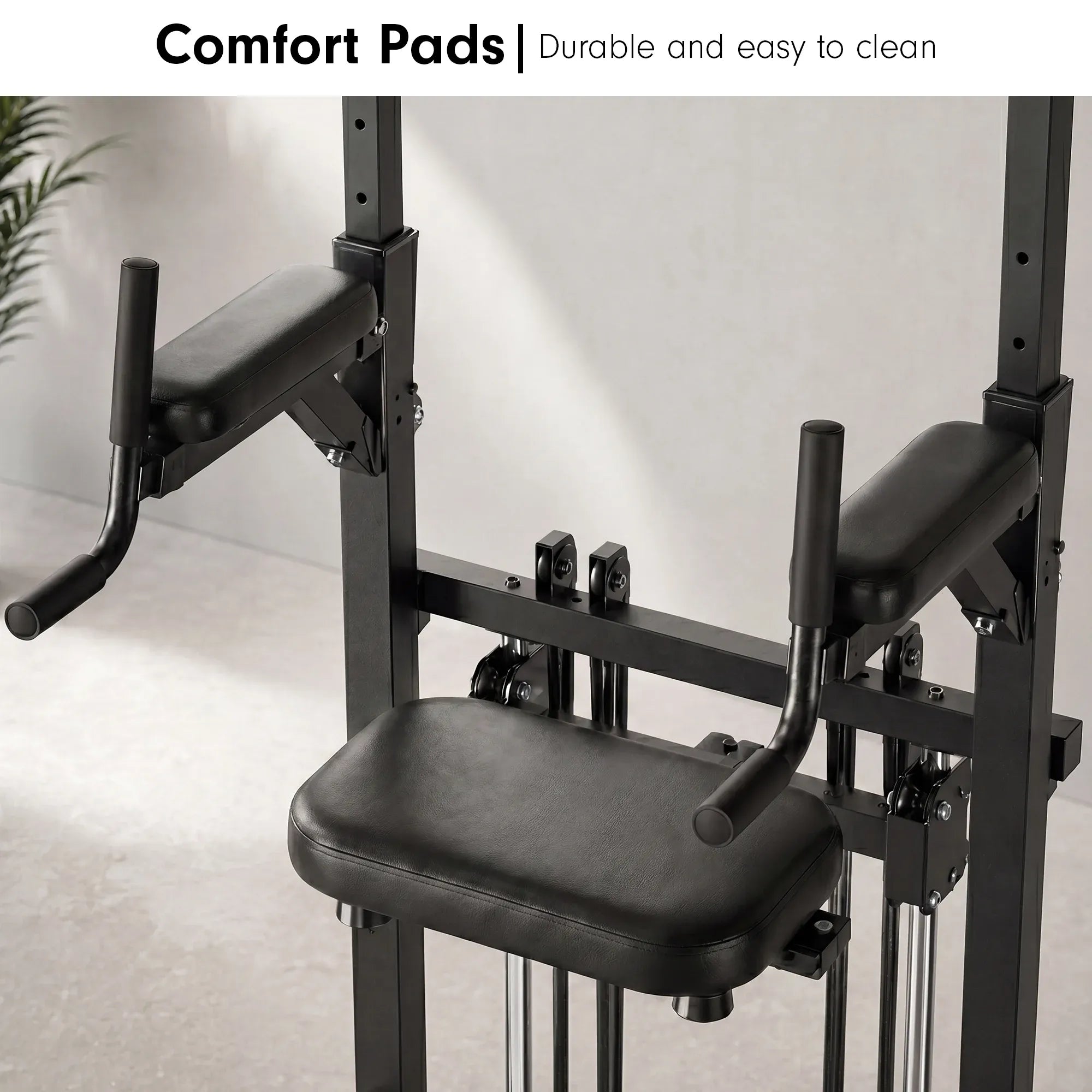 Powertrain Pull-Up & Dip Power Tower Multifunction Strength Training Station