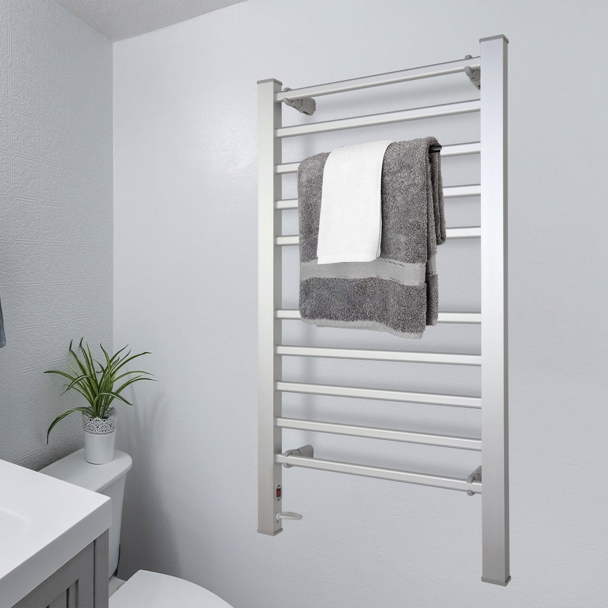 Fast Heating Electric Towel Rack, 10 Rails, Pronti