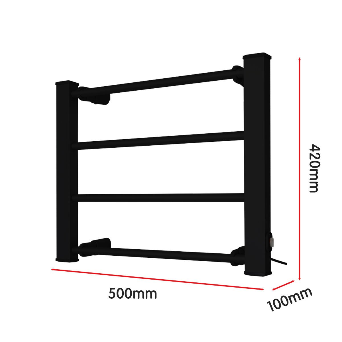 Fast Heating Wall Mounted Electric Heated Towel Rack - Pronti