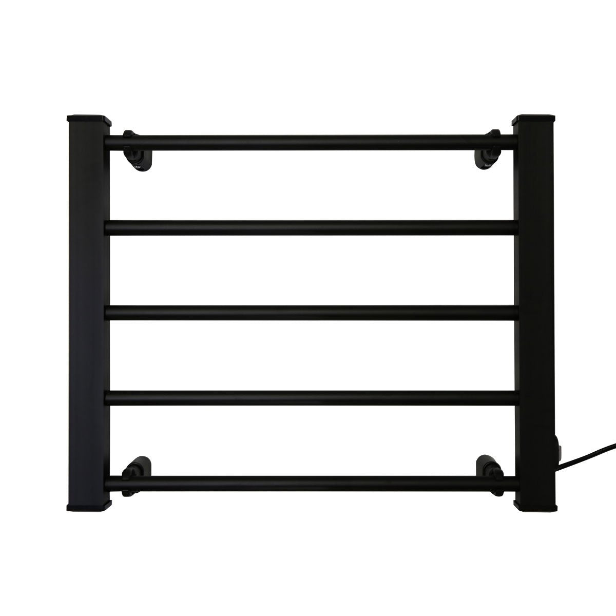 Fast-Heating Electric Towel Rack, Wall-Mounted, Black - Pronti