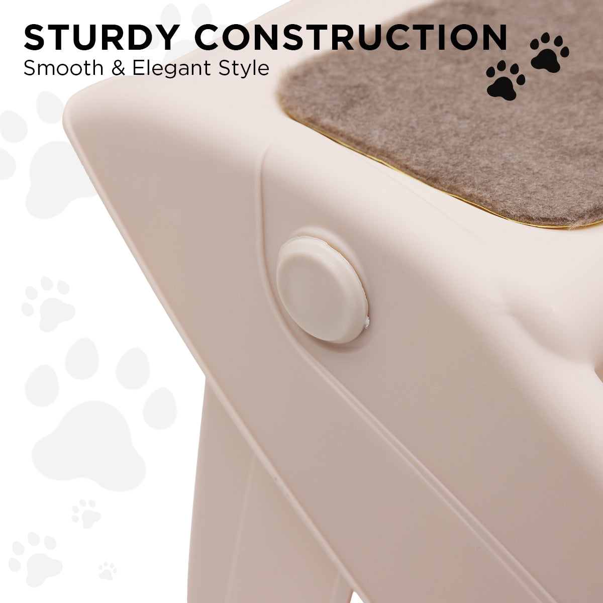 Foldable 50cm Pet Stairs with Non-Slip Mats, Furtastic