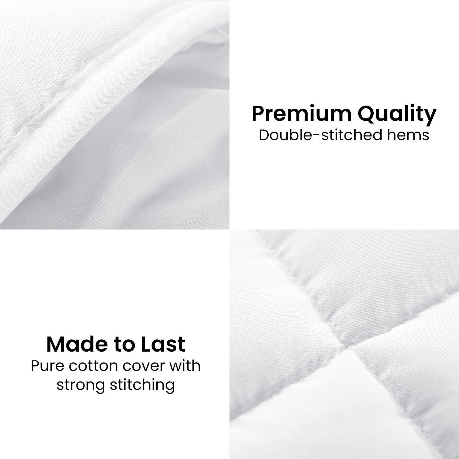 Hypoallergenic 500GSM Goose Down Comforter Queen - Laura Hill