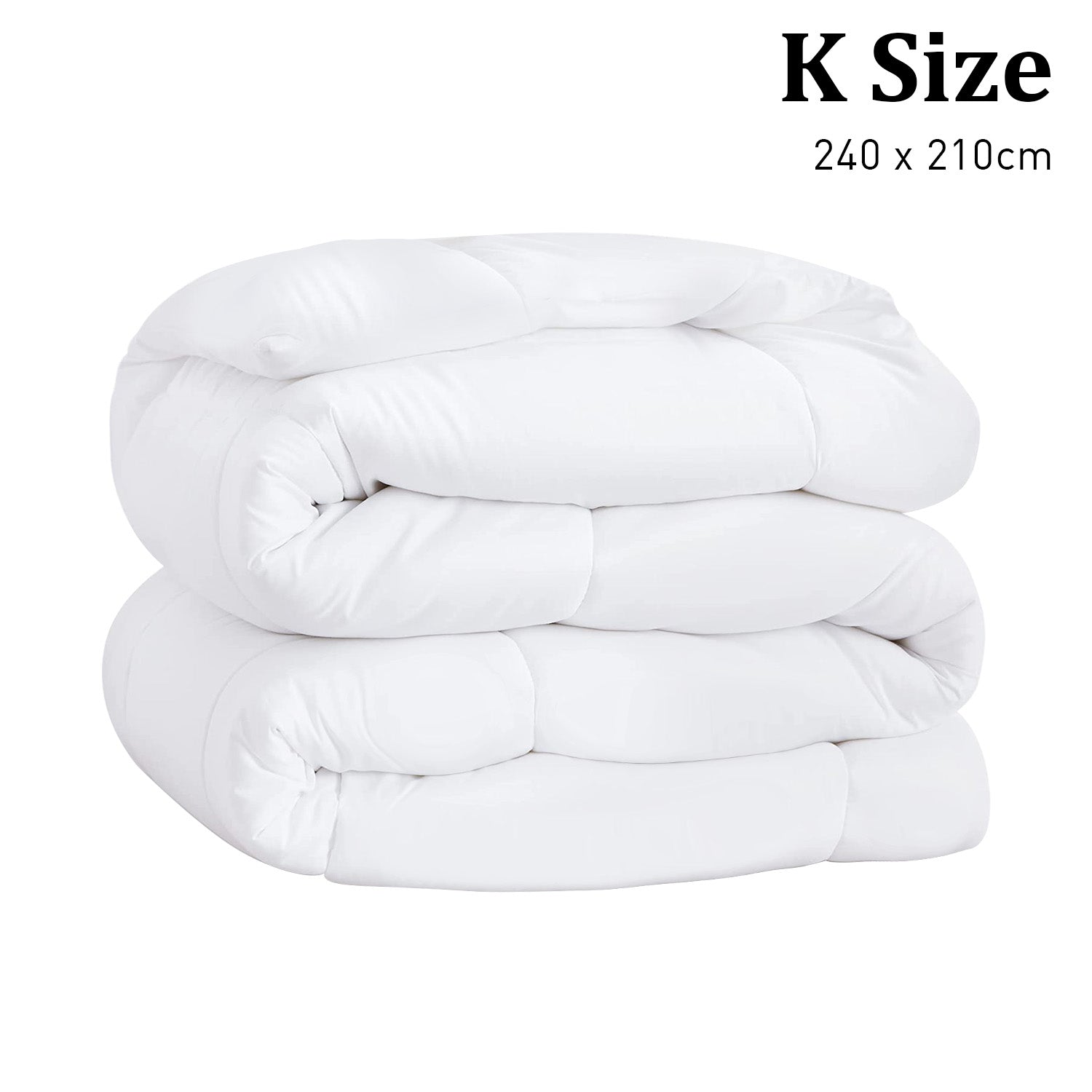 All-Natural 800GSM Goose Down Feather Comforter King - Laura Hill