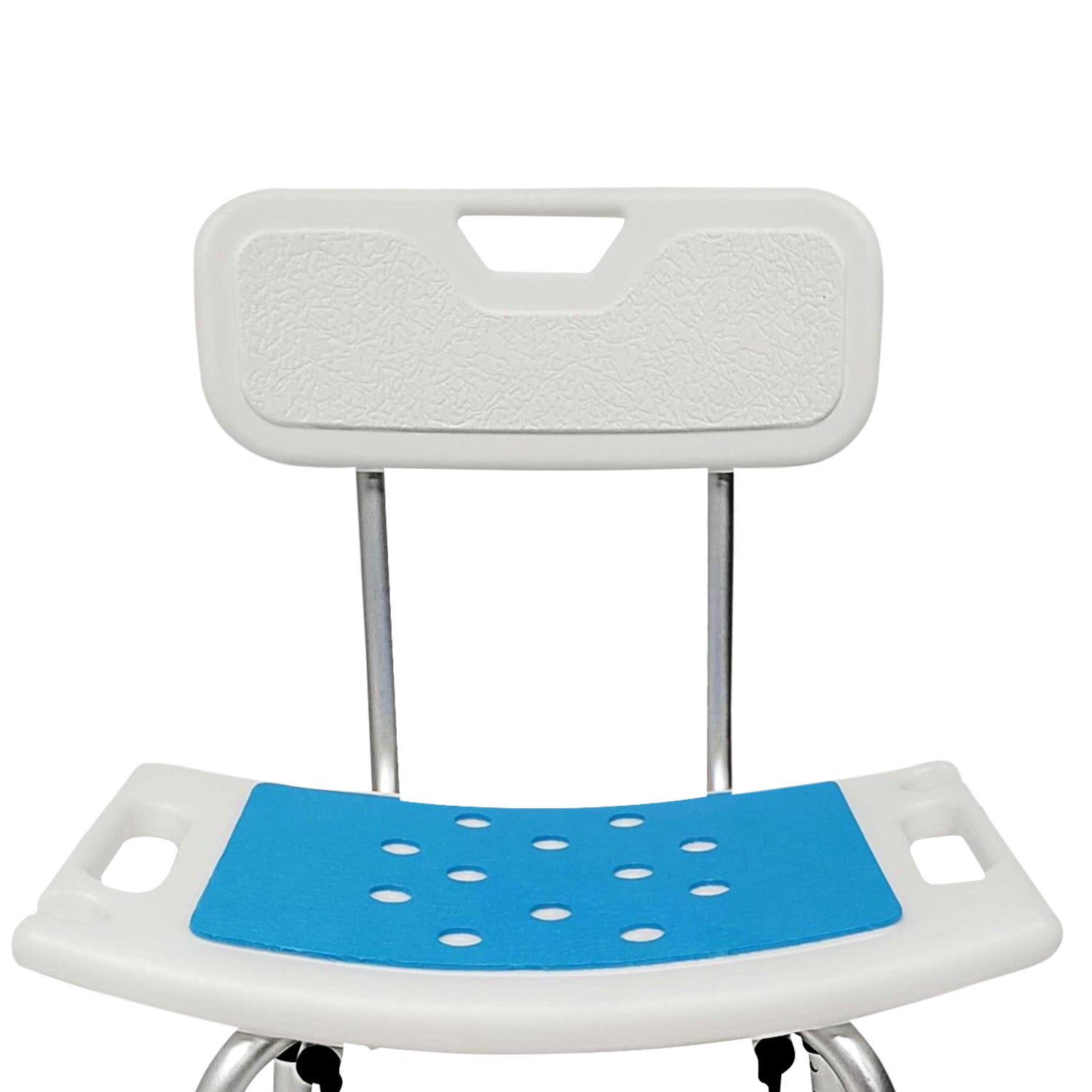 Height Adjustable Aluminium Shower Chair with Slip-Resistant Pad Orthonica