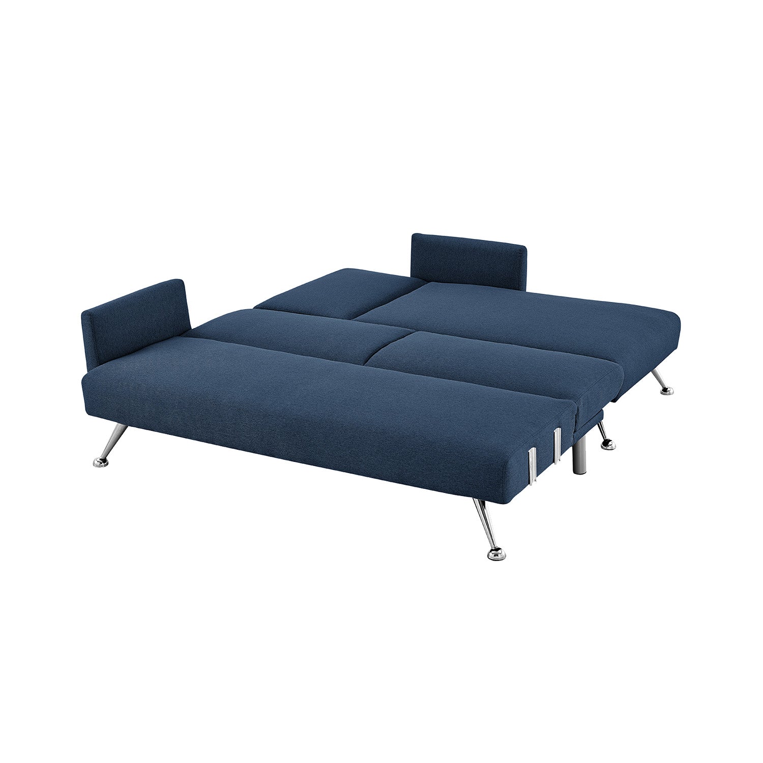 Adjustable Chaise 3-Seater Sofa Bed with Pillows - Sarantino