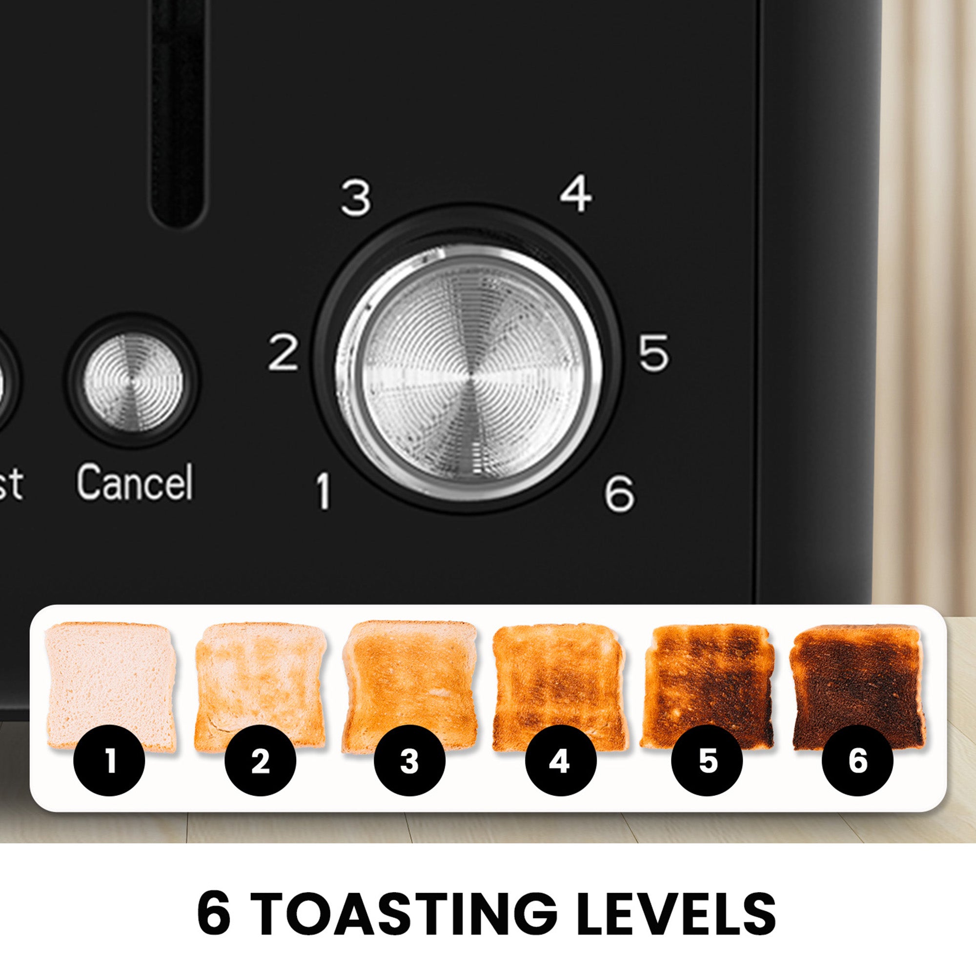 Pronti Breakfast Set with 1.6L Coffee Machine, Silver Noir Toaster & Kettle