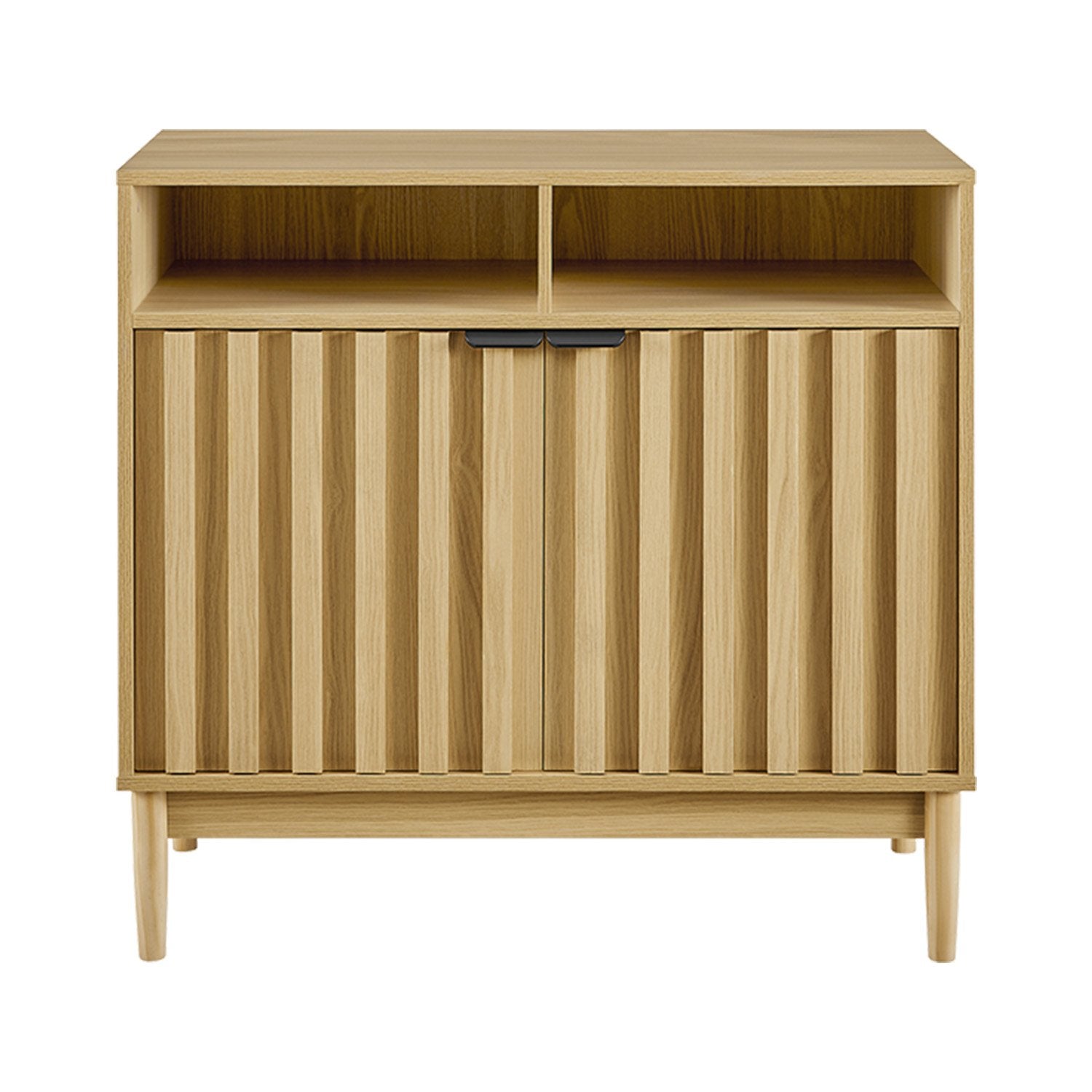 Sarantino Eleni 2-Door Sideboard Buffet Hallway Cabinet Storage Console Cupboard in Natural