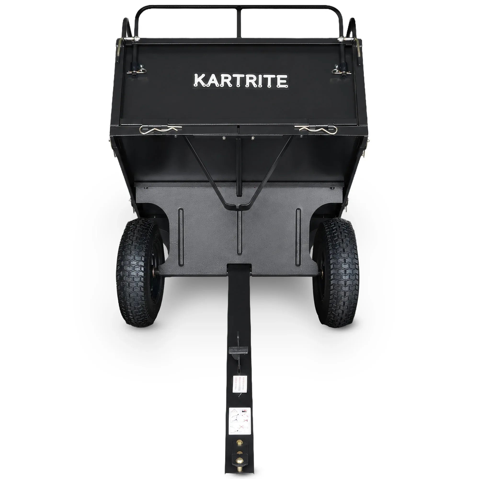 Kartrite 430kg Heavy Duty Steel Dump Cart with Foot Pedal Dumping System