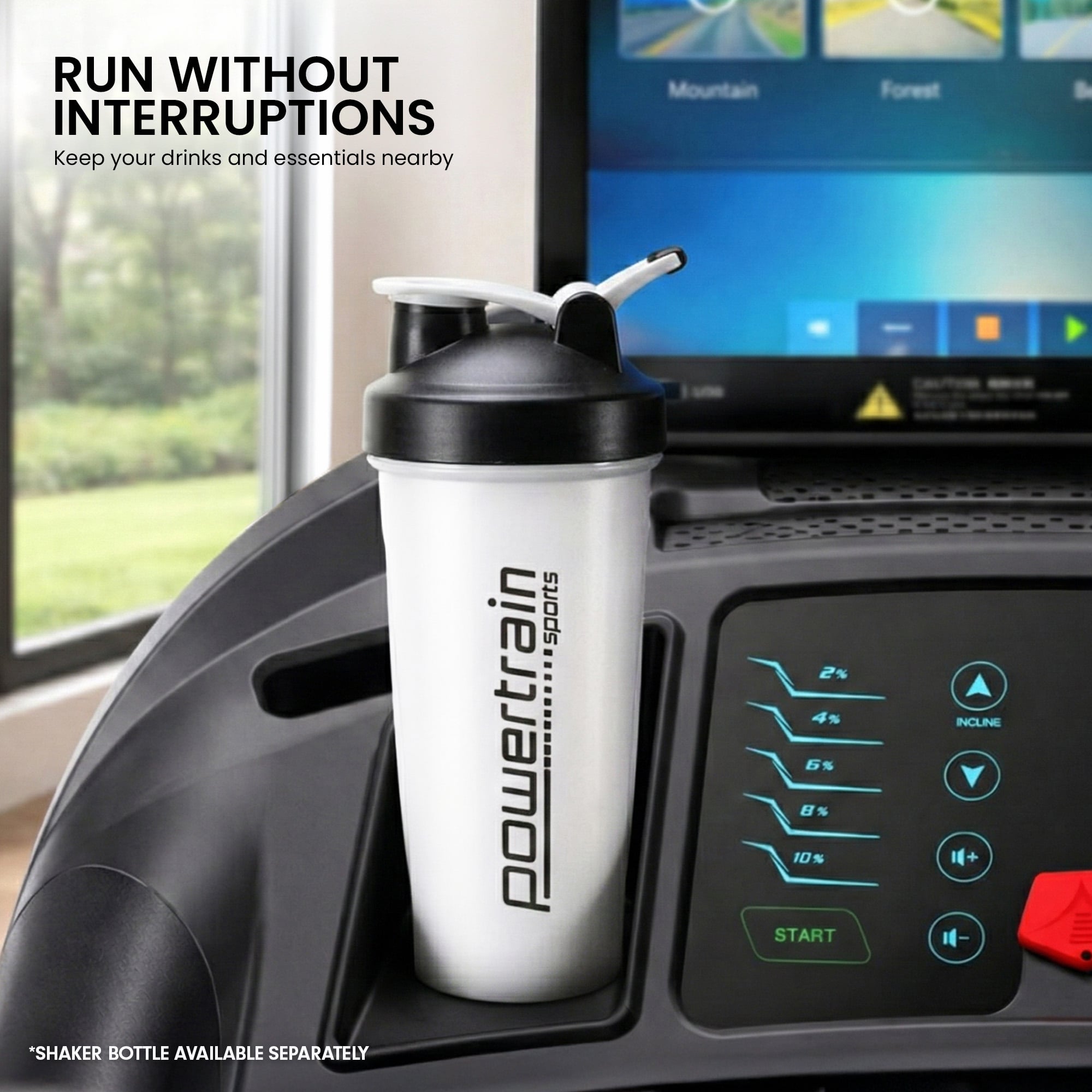V1100 Treadmill 15.6" Touchscreen WiFi Auto-Incline