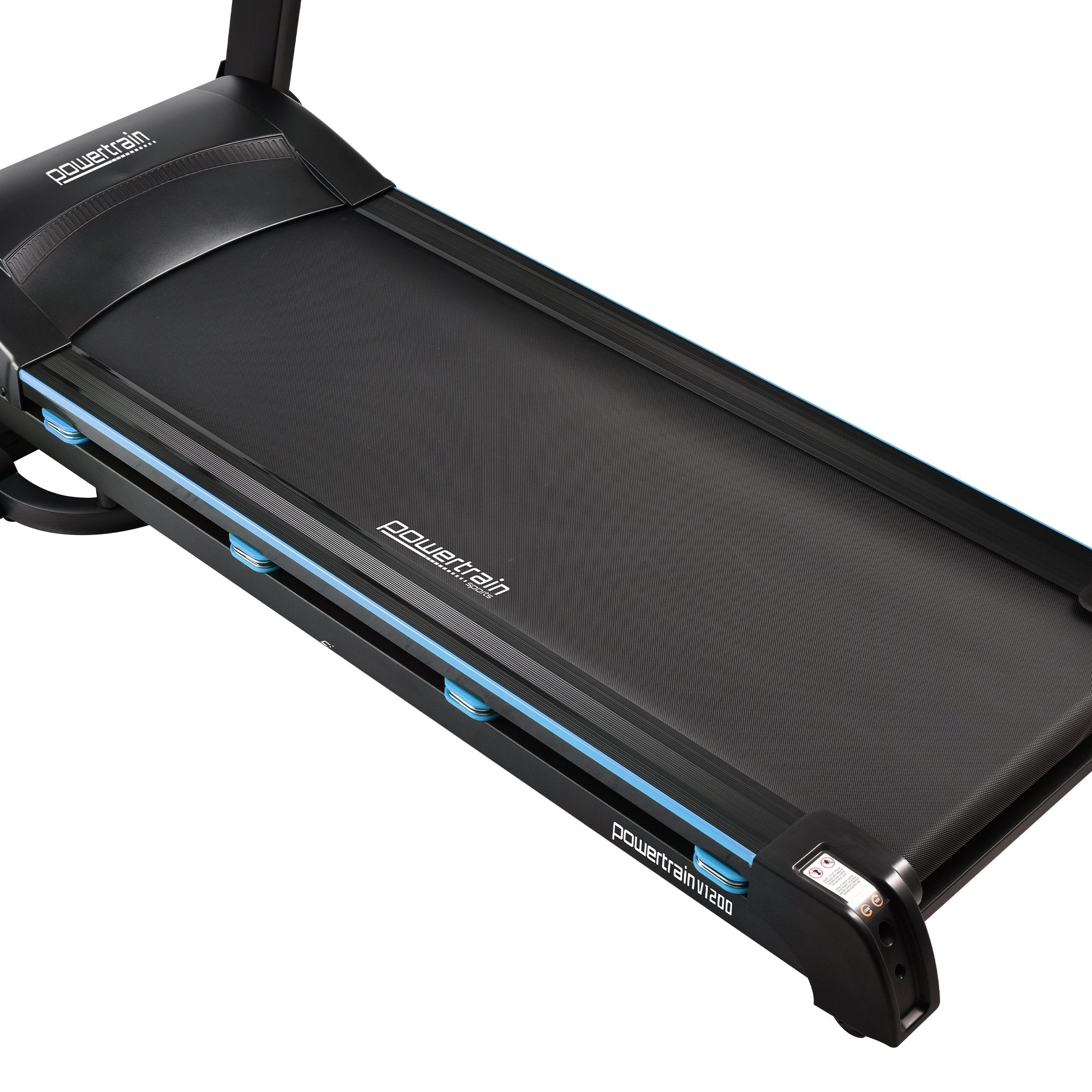 Shock-Absorbing V1200 Treadmill with Auto Incline, LCD Screen