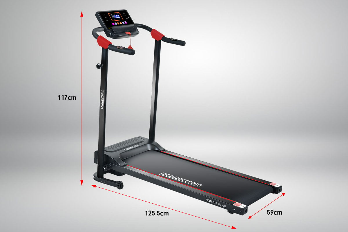 Foldable Treadmill with 12 Programs & MP3 - Powertrain V20