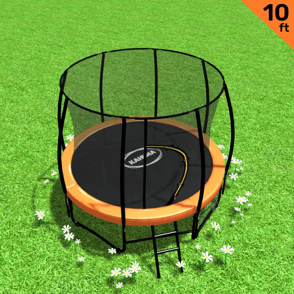 10ft UV-Stabilised Trampoline with Safety Net & Ladder - Kahuna