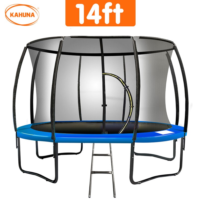 14ft UV Resistant Trampoline Set with Ladder & Net - Kahuna