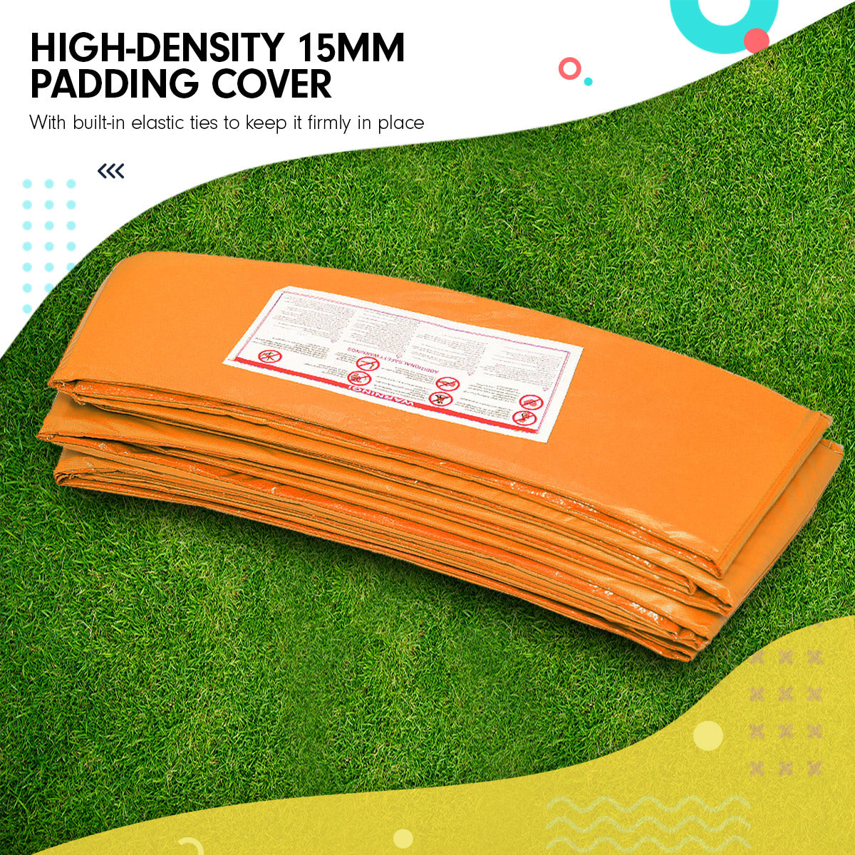 Kahuna 8x14ft Oval Trampoline Pad Orange