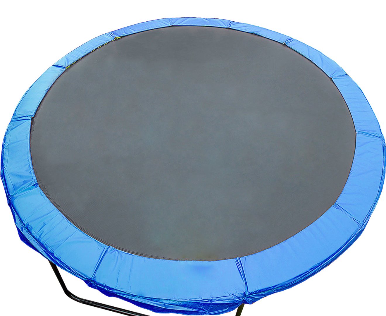 Reinforced 8ft Trampoline Safety Spring Pad, Blue - Powertrain