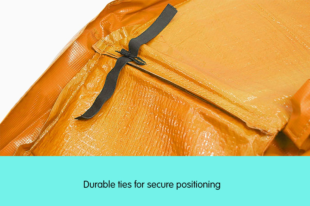 Weatherproof Trampoline Safety Pad 6ft - Orange, Powertrain