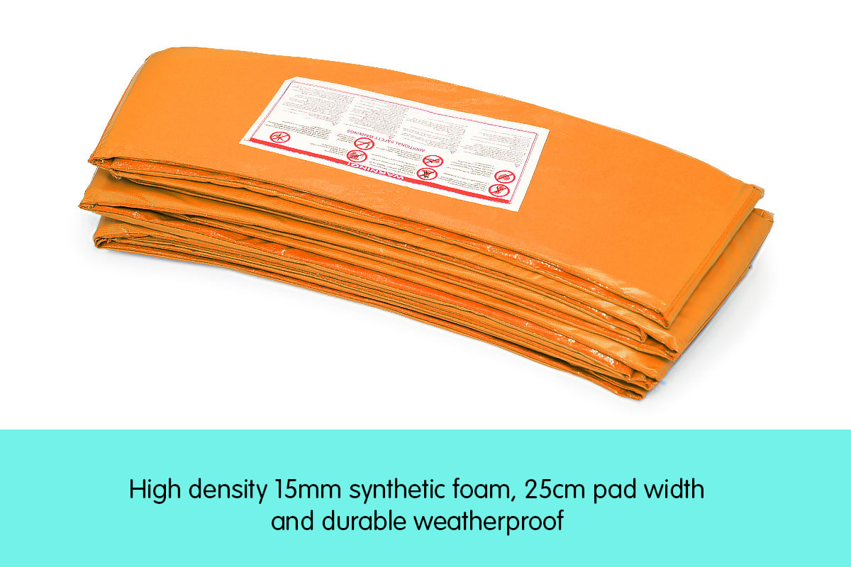 Weatherproof 10ft Trampoline Pad, High-Density Foam - Powertrain