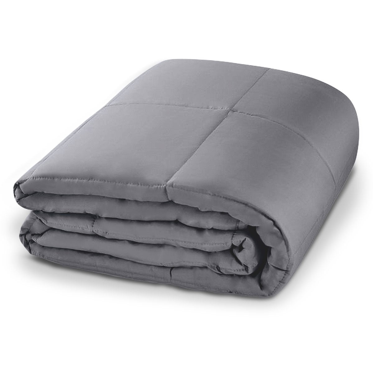 5-Layer Weighted Blanket, Cotton Microfiber, 9kg, Grey - Laura Hill