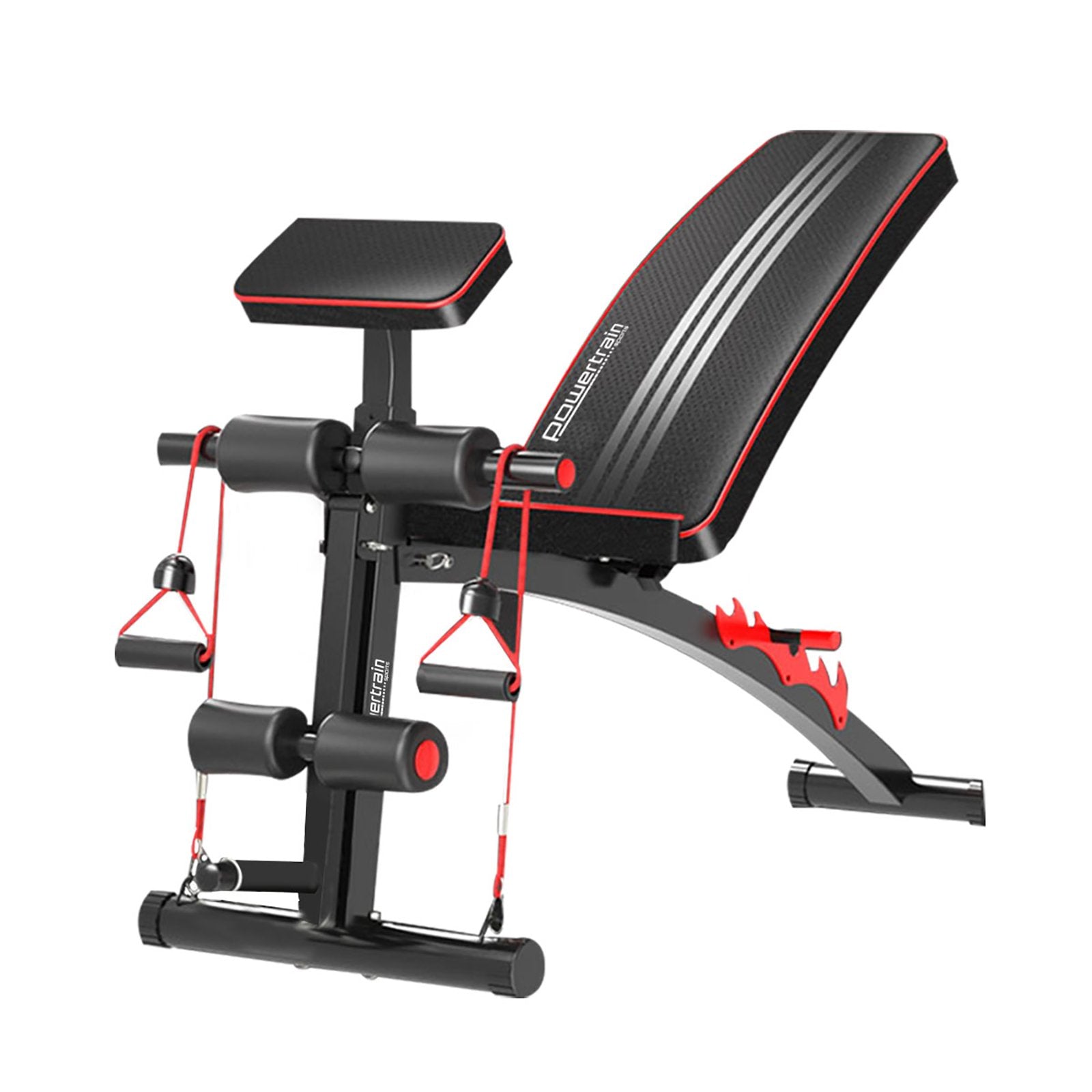 Adjustable FID Gym Bench, Preacher Curl Pad, 150kg Load