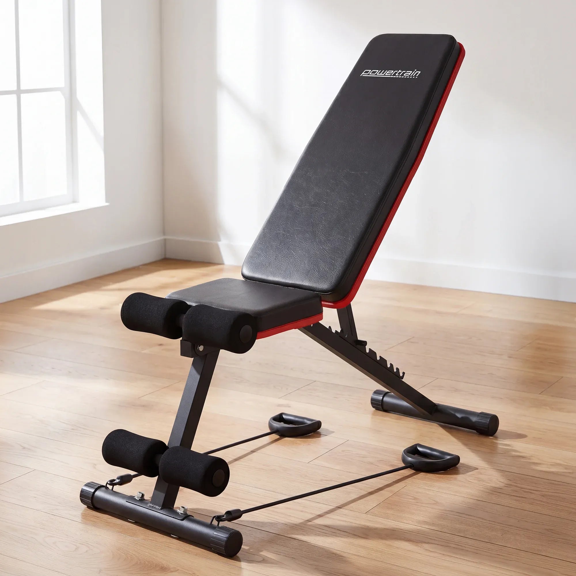 Powertrain Adjustable Weight Bench with Incline Decline And 7 Backrest Positions