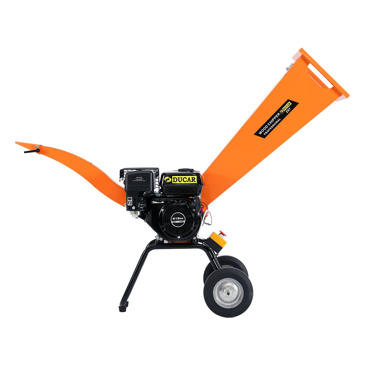 Powerful 7HP Wood Chipper Shredder, 60mm Capacity, Ducar