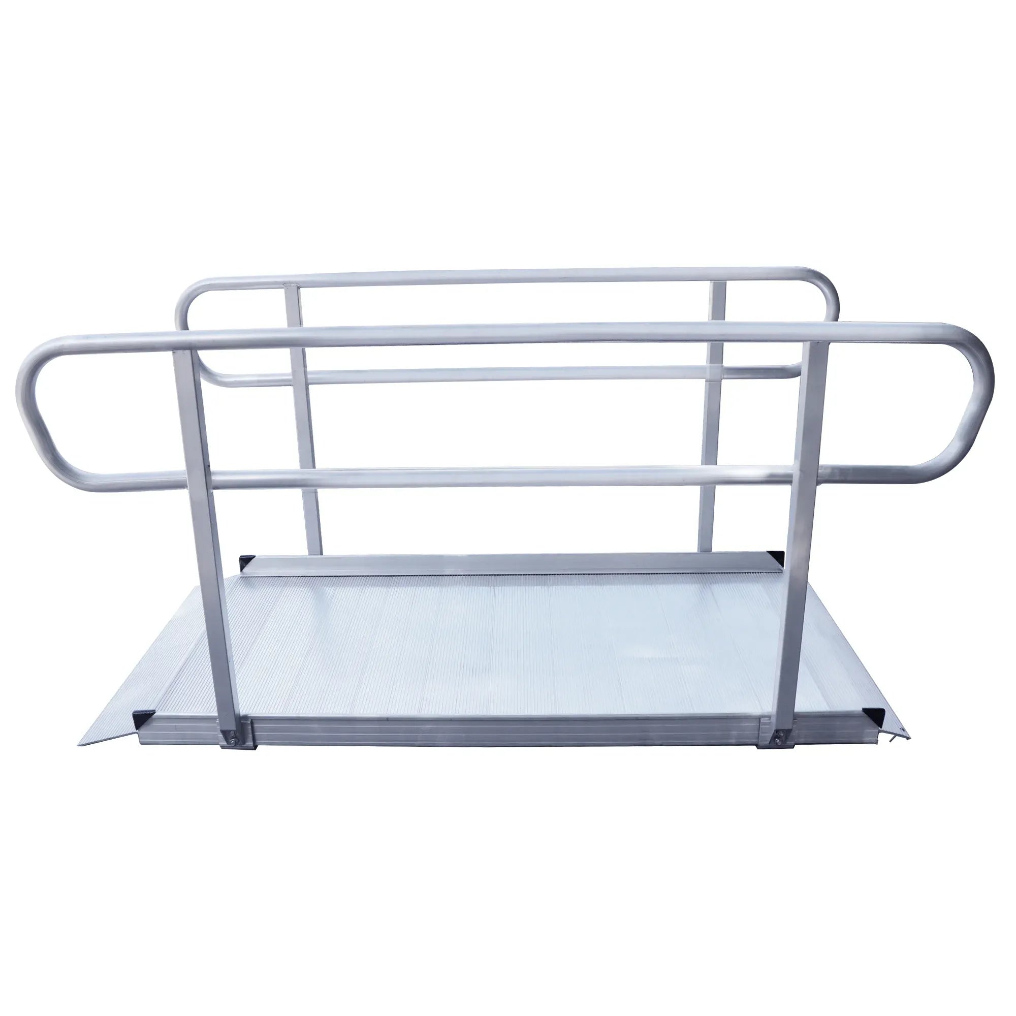 Kartrite 6ft Aluminium Wheelchair Ramp with Handrails 386kg Capacity 72cm Width