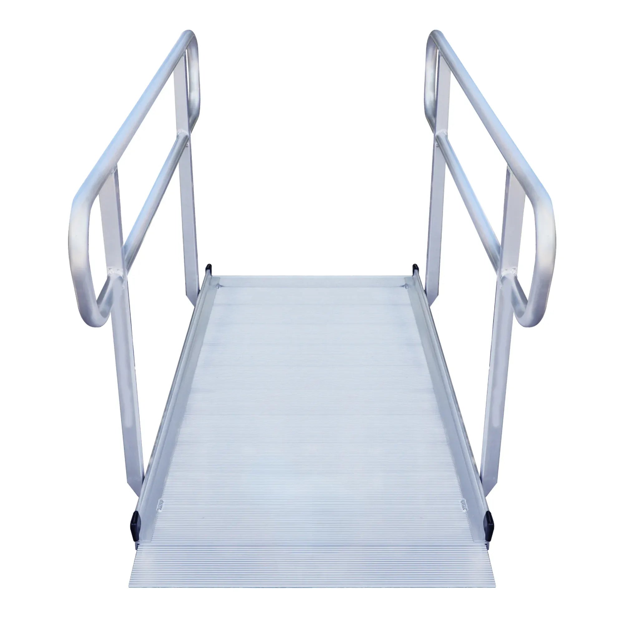 Kartrite 6ft Aluminium Wheelchair Ramp with Handrails 386kg Capacity 72cm Width