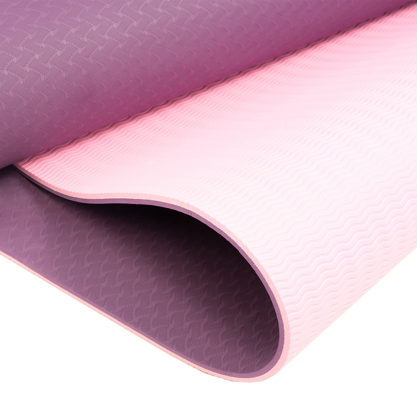 Powertrain 183cm TPE Yoga Mat 8mm Dark Purple