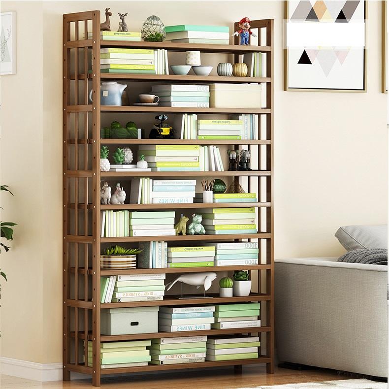 10-Tier Bamboo Shoe Rack Storage Organizer, Space Saver