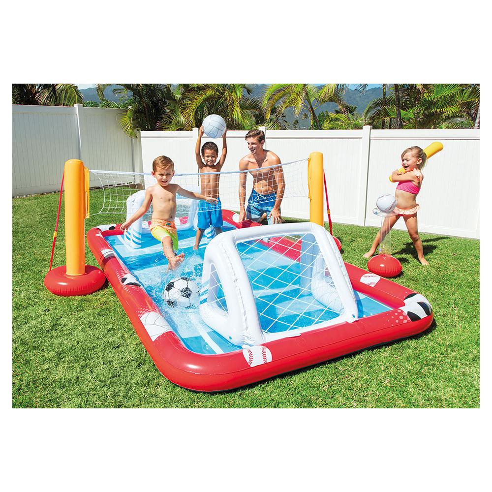 Multi-Sport Inflatable Play Centre Paddling Pool, Intex