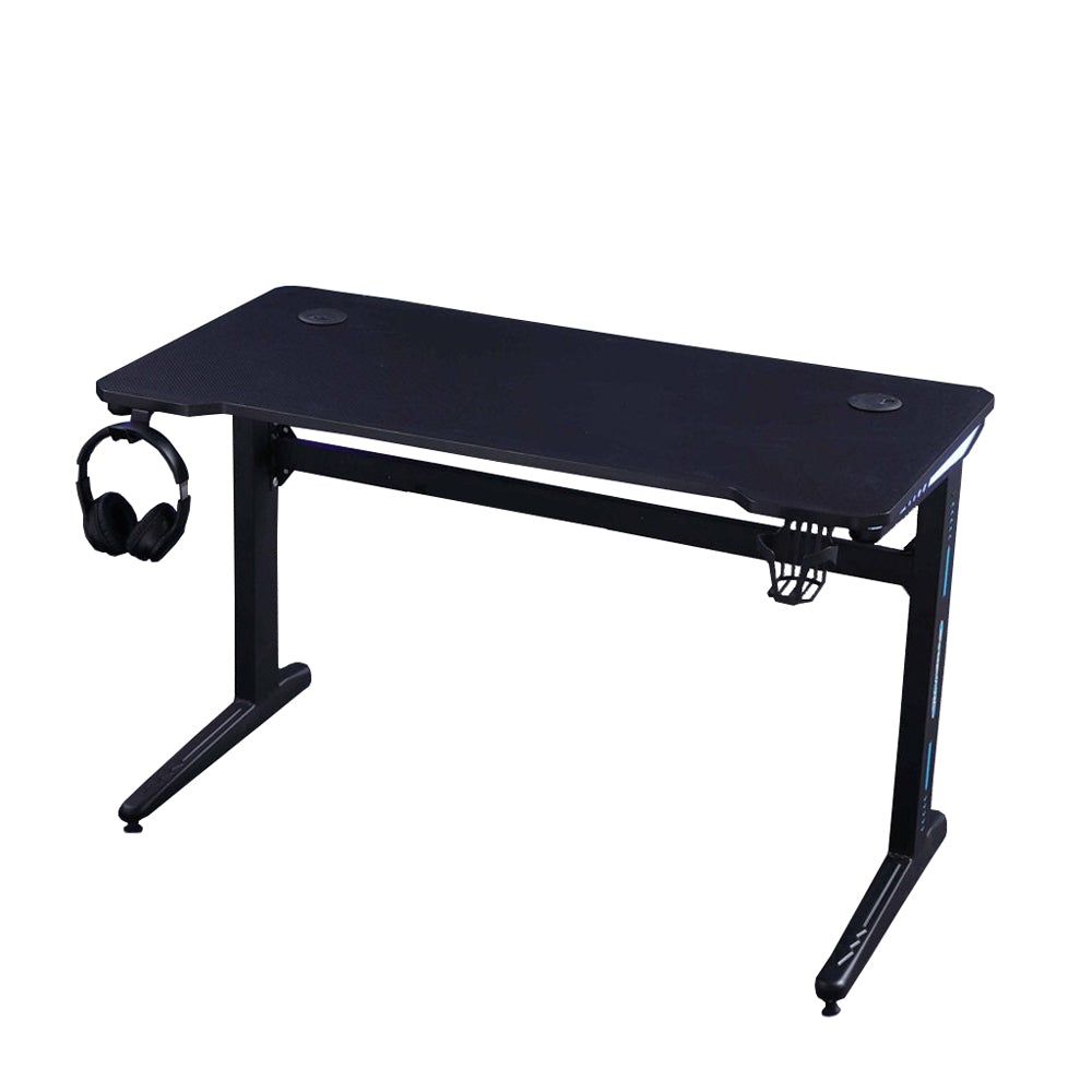 140cm RGB Gaming Desk, Ergonomic, Carbon Fiber Surface