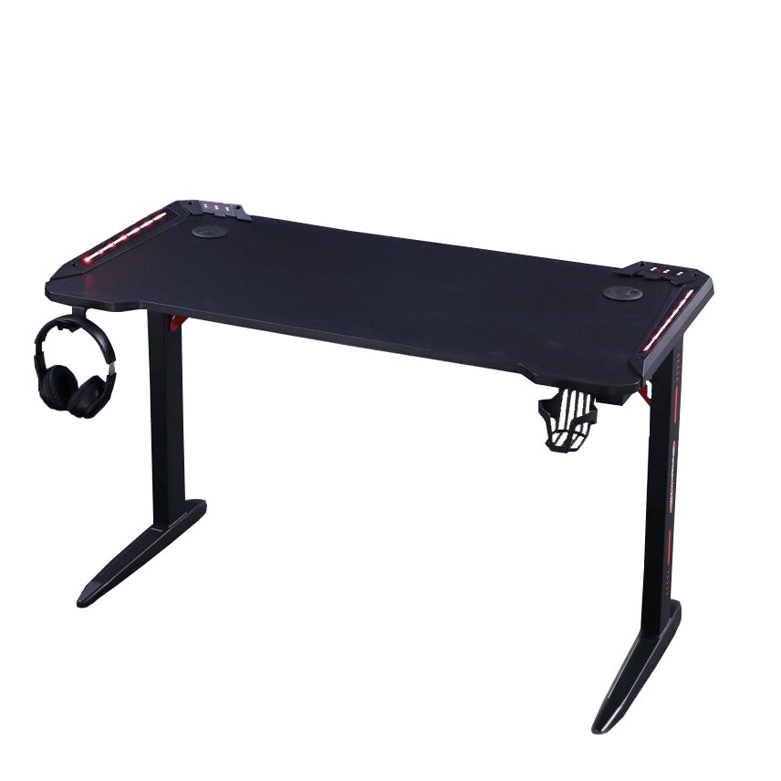 140cm RGB Gaming Desk, Ergonomic, Carbon Fiber Surface