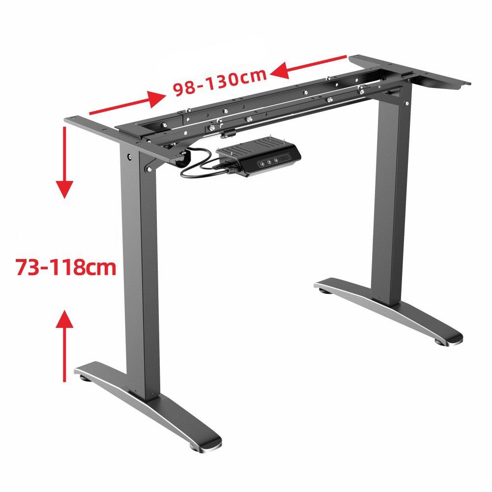 Ergonomic Height Adjustable Gaming Desk with Electric Lift