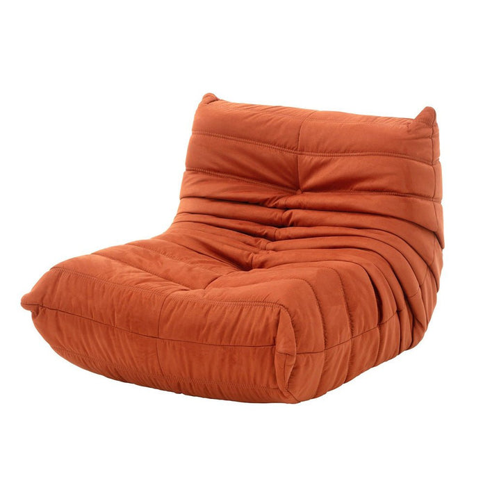 High Back Single Fireside Togo Sofa Chair Cozy Lounge Chair with Ottoman High Density Sponge Multiple Colors Comfortable and Durable Green