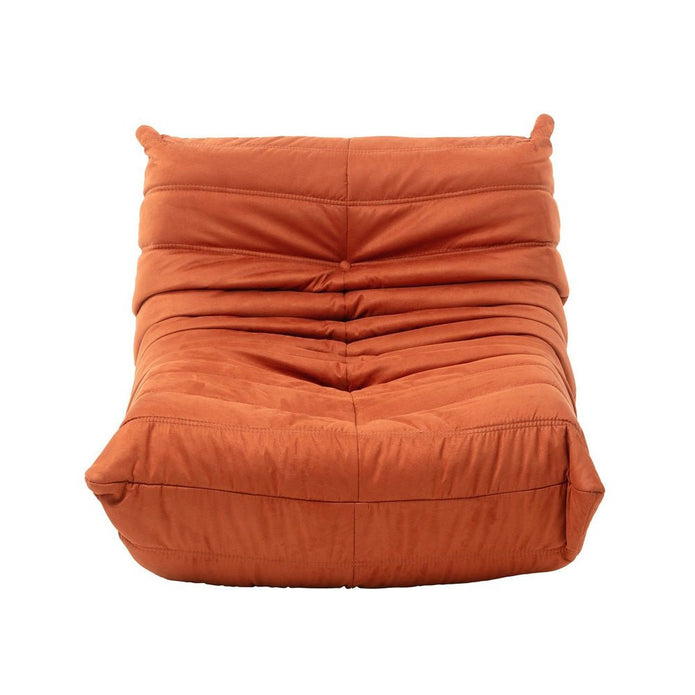 High Back Single Fireside Togo Sofa Chair Cozy Lounge Chair with Ottoman High Density Sponge Multiple Colors Comfortable and Durable Green
