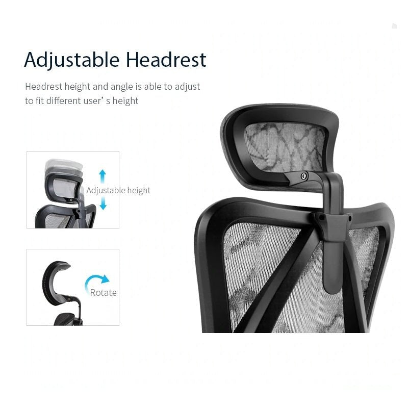 Ergonomic Mesh Office Chair with 3D Armrest & Lumbar Support by Sihoo