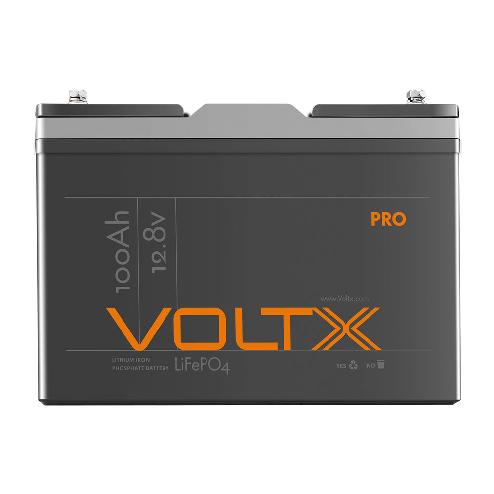 Lightweight 12V 100Ah Lithium Battery w/ BMS - VoltX