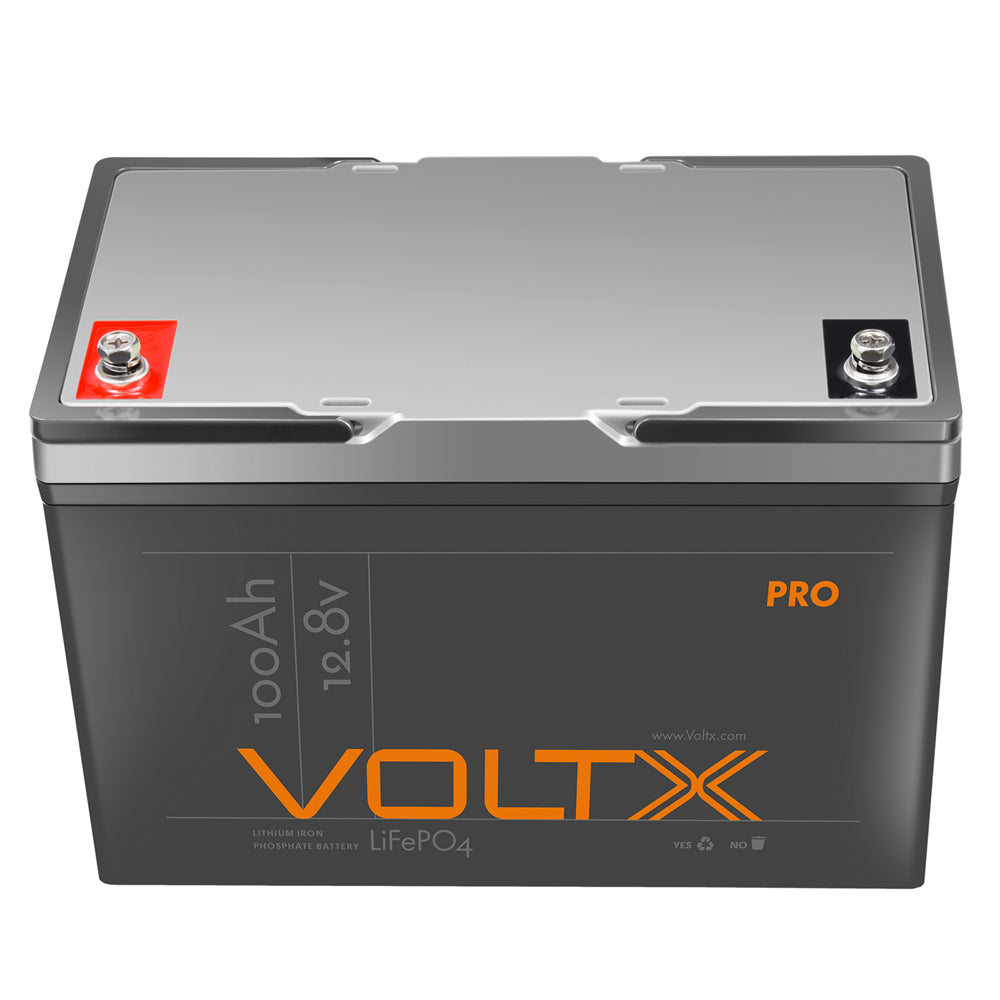 Lightweight 12V 100Ah Lithium Battery w/ BMS - VoltX