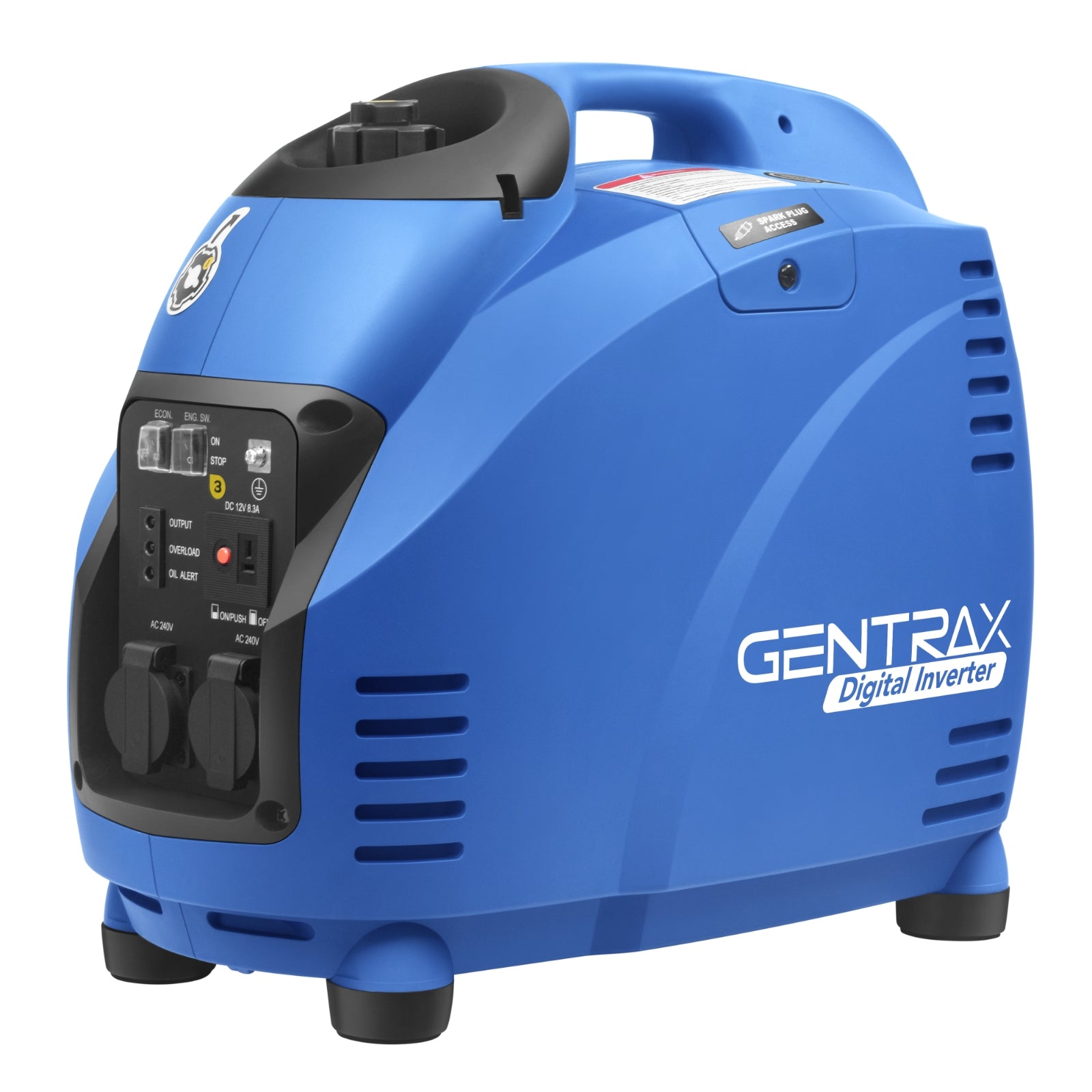 Economy Mode 2.5kW Inverter Generator with Quiet Operation - Gentrax