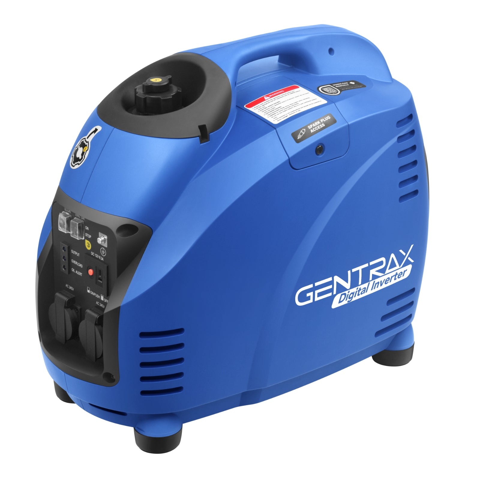 Economy Mode 2.5kW Inverter Generator with Quiet Operation - Gentrax